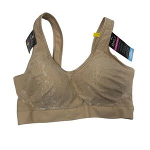 Bali comfort bra neutral cool comfort fabric size medium new with tags medium